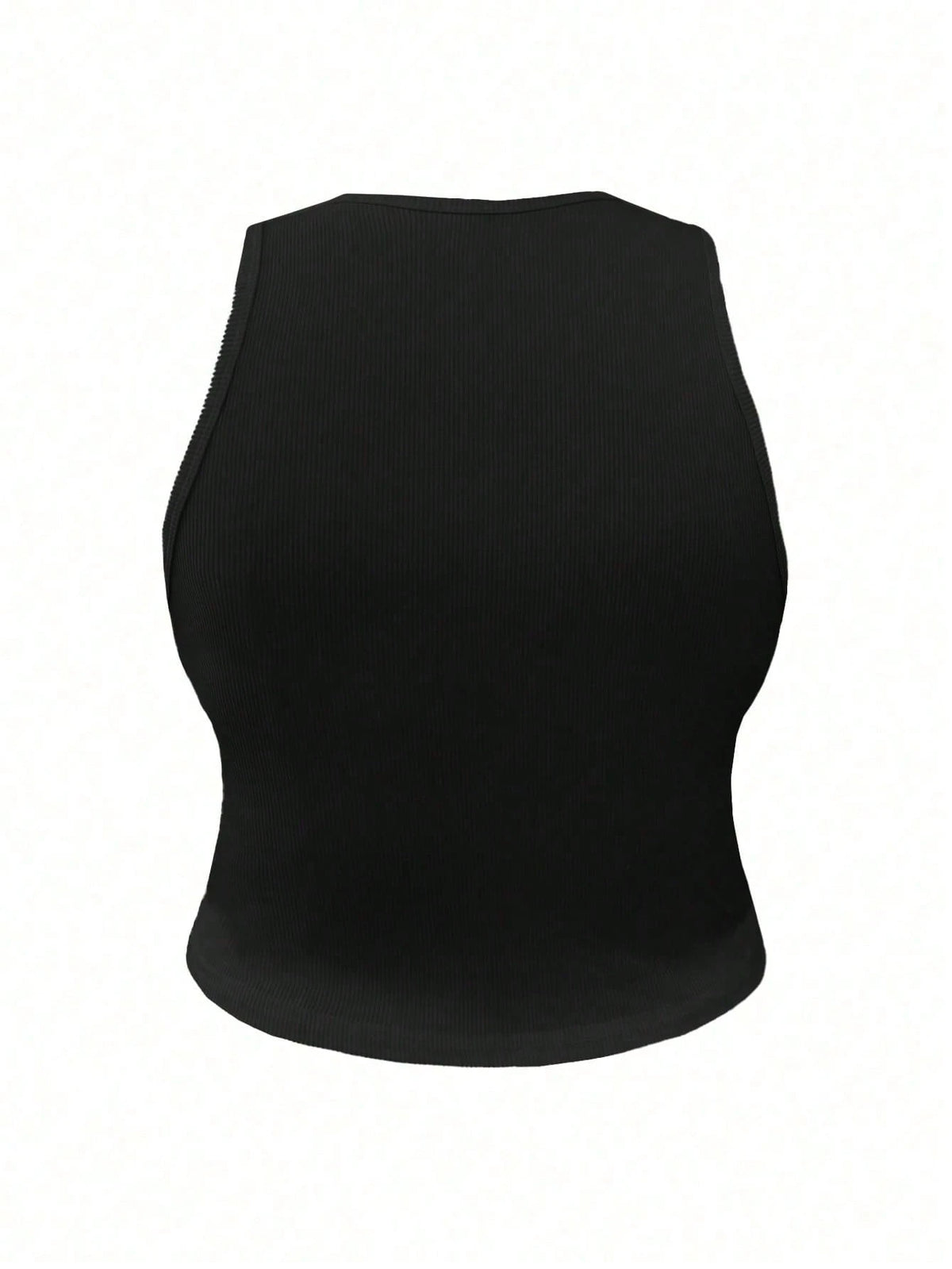 Rovax Women's Solid Color Fitted Versatile Daily Casual Top