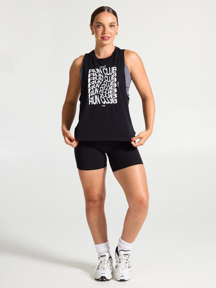 Run Club Tank - Black