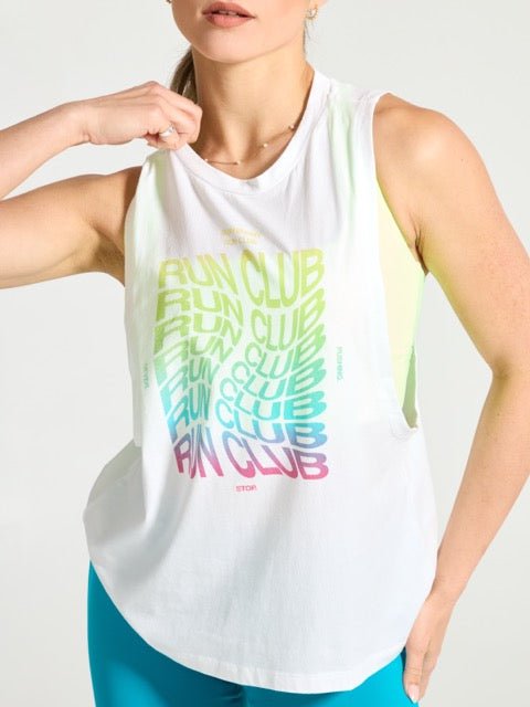 Run Club Tank - White
