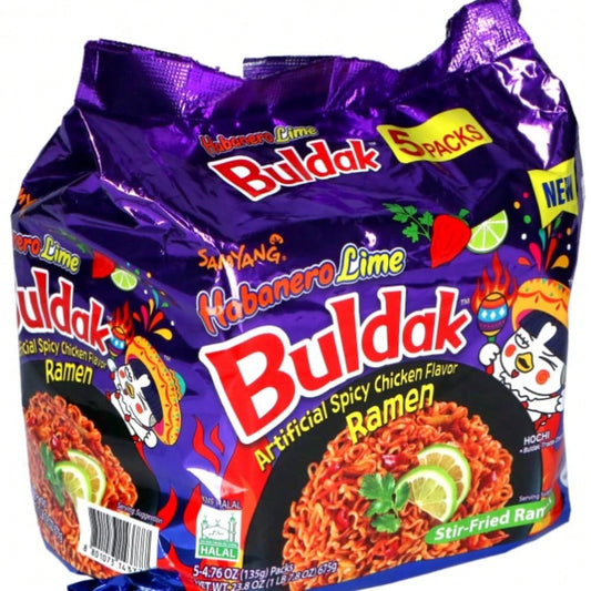 Samyang Cream Carbonara Flavor Buldak Ramen Pack Of 5