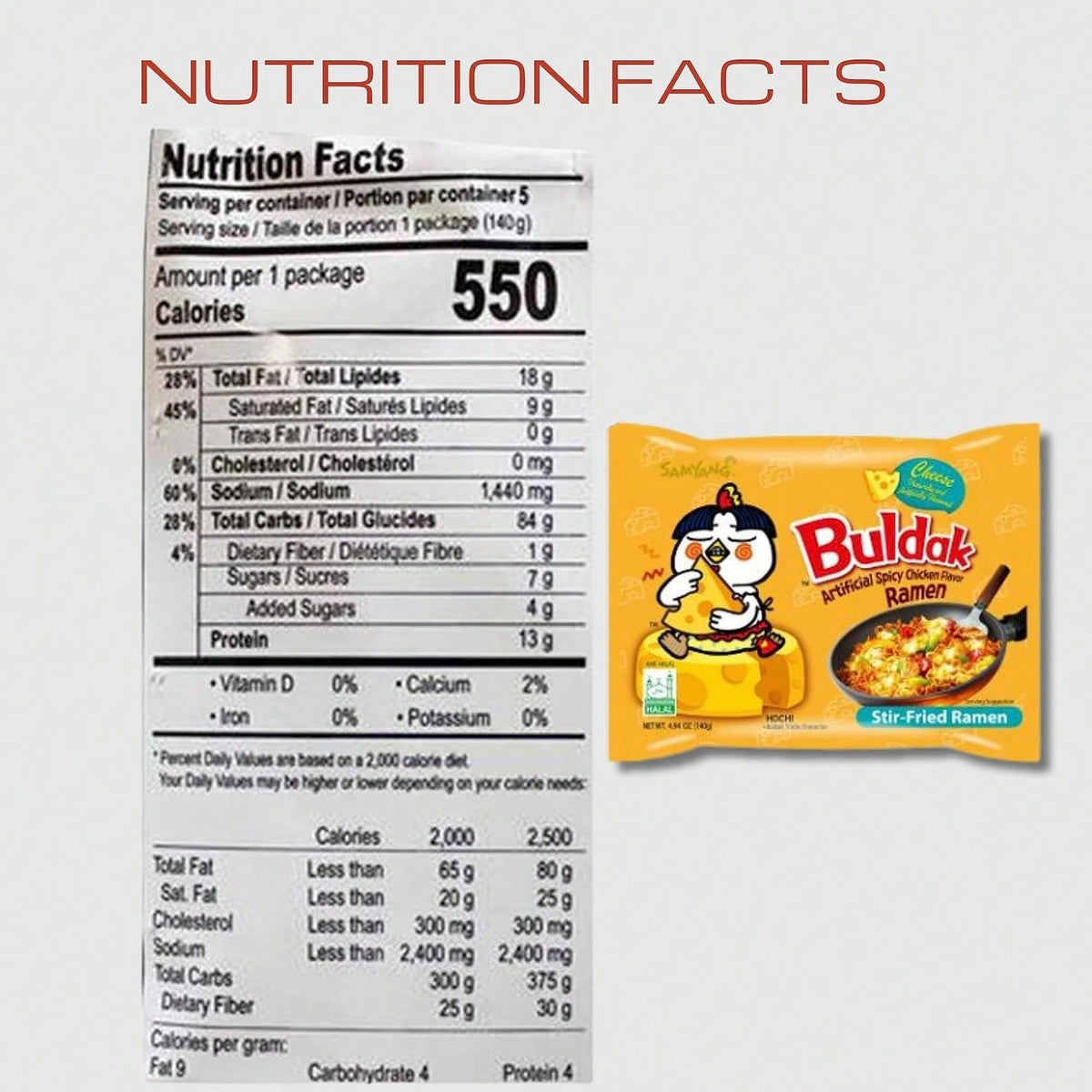 Samyang Cream Carbonara Flavor Buldak Ramen Pack Of 5