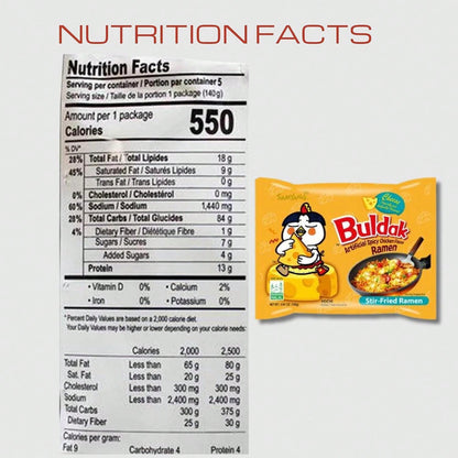 Samyang Cream Carbonara Flavor Buldak Ramen Pack Of 5