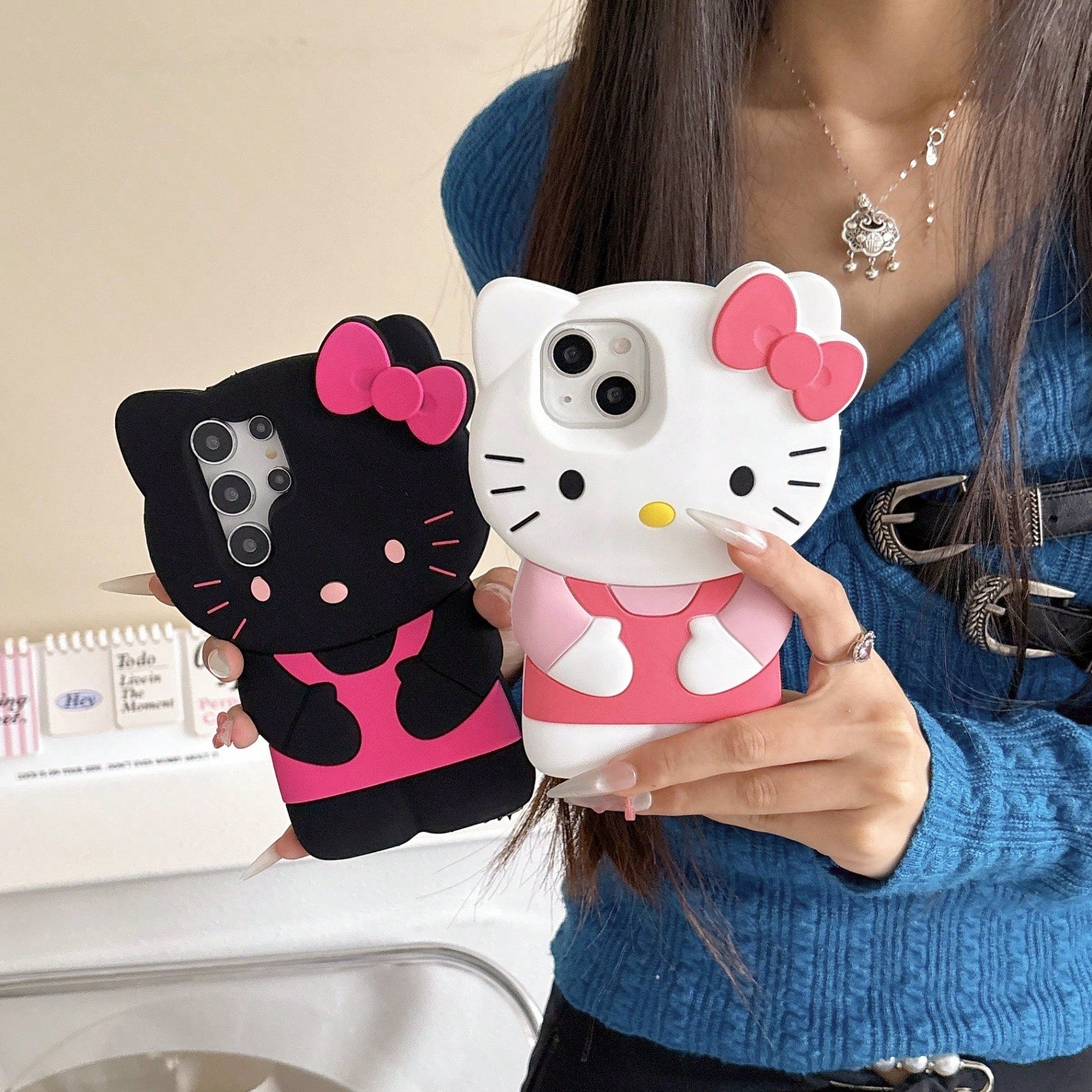 SANRIO 3D Stereo Silicone Phone, Shockproof Cute Cartoon Cover 16,16Pro,16ProMax,15,15Pro,15ProMax,14,14Pro,14ProMax,13,13Pro,13ProMax,12,12Pro,11,XR,XS, Daily Travel Party Dating Protective, Unisex F