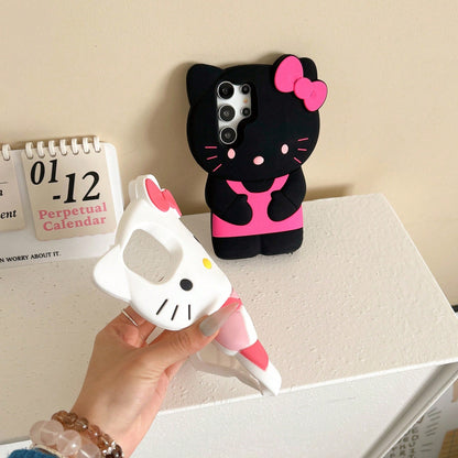 SANRIO 3D Stereo Silicone Phone, Shockproof Cute Cartoon Cover 16,16Pro,16ProMax,15,15Pro,15ProMax,14,14Pro,14ProMax,13,13Pro,13ProMax,12,12Pro,11,XR,XS, Daily Travel Party Dating Protective, Unisex F