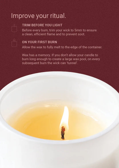 Santal & Vanilla Orchid Scented Candle