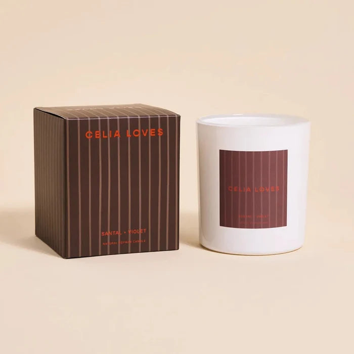 Santal & Violet 395gms Candle