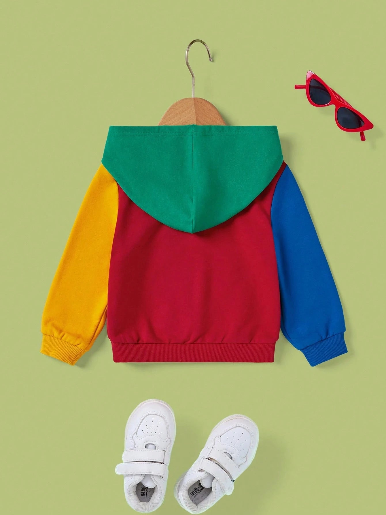 SCOOBY-DOO X Baby Boy Casual Cartoon Dog Print Colorblock Sweatshirt, Sporty Style Suitable For Autumn/Winter Fall
