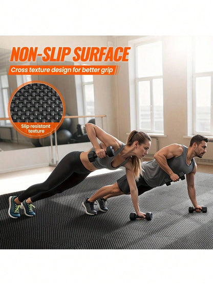 Senmeo 12"*12" EVA Interlocking Floor Mats 48PCS- Puzzle Tiles For Home Gym, Protective Mats For Fitness Equipment & Garage
