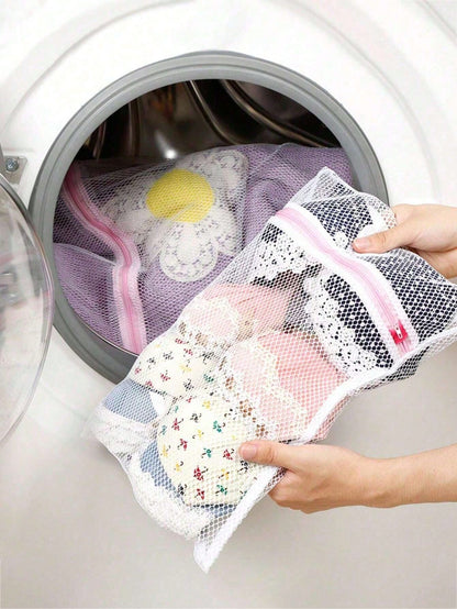 Set Of 3 (Large, Medium, And Small) Laundry Bags For Delicates, Small Mesh Laundry Bag, Mesh Laundry Bag, With Reinforced Zipper And Hanging Loop For Travel, Storage, College, Dorm, And Apartment Resi