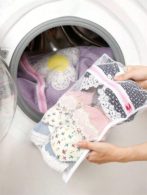 Set Of 3 (Large, Medium, And Small) Laundry Bags For Delicates, Small Mesh Laundry Bag, Mesh Laundry Bag, With Reinforced Zipper And Hanging Loop For Travel, Storage, College, Dorm, And Apartment Resi