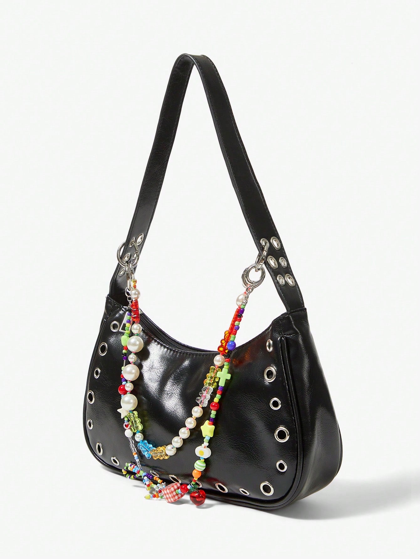 SHECARRY Fashionable & Fun Colorful Beaded Bag Pendant Decoration