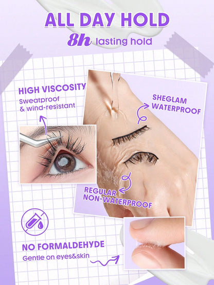 SHEGLAM Longwear Invisible Hold Lash Glue-Clear Brand Beauty Cosmetic Makeup For Women And Girls