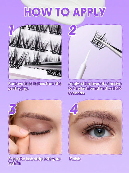 SHEGLAM Longwear Invisible Hold Lash Glue-Clear Brand Beauty Cosmetic Makeup For Women And Girls