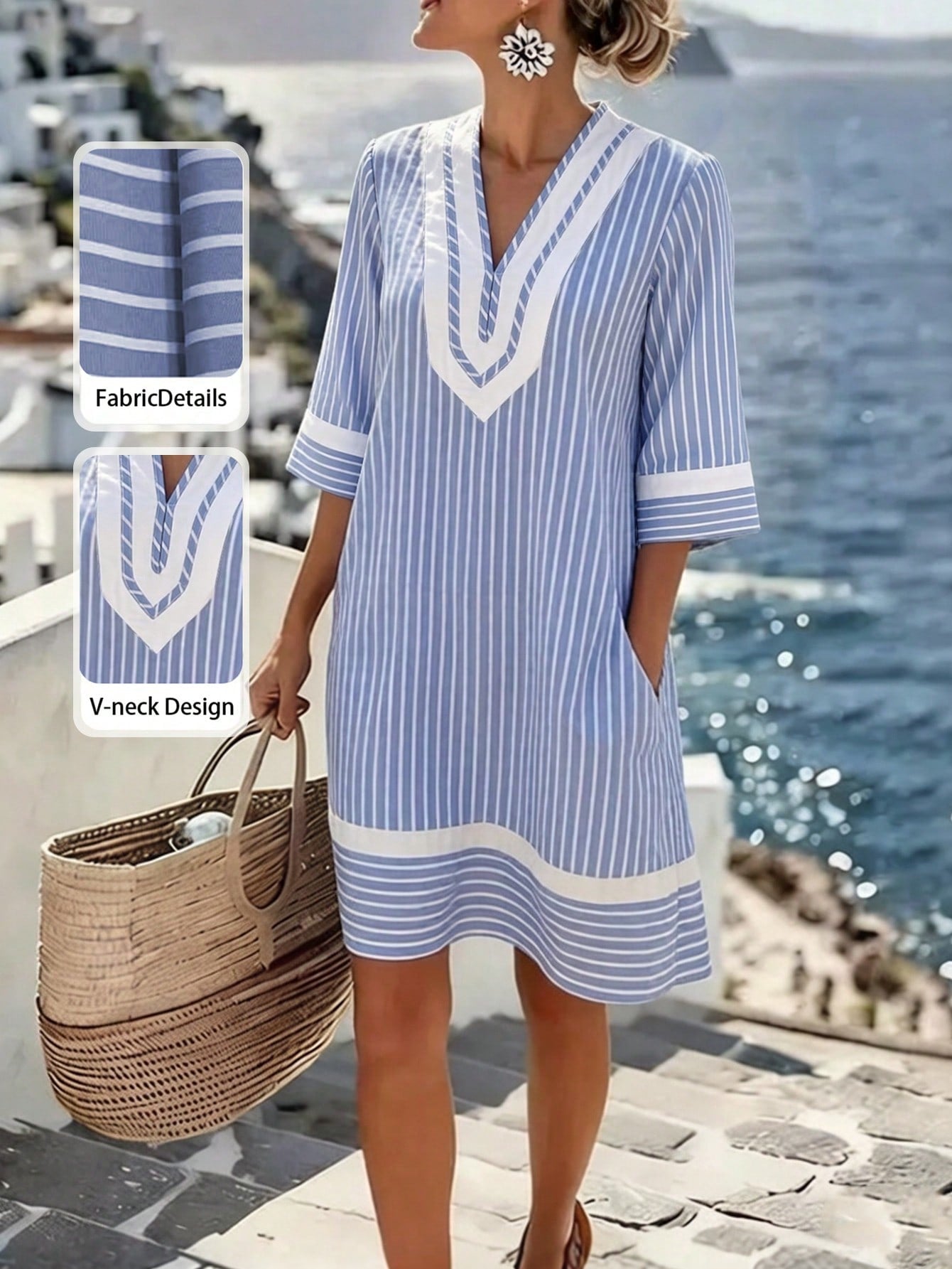 SHEIN Holidaya Women's Long Backless Vacation Dress