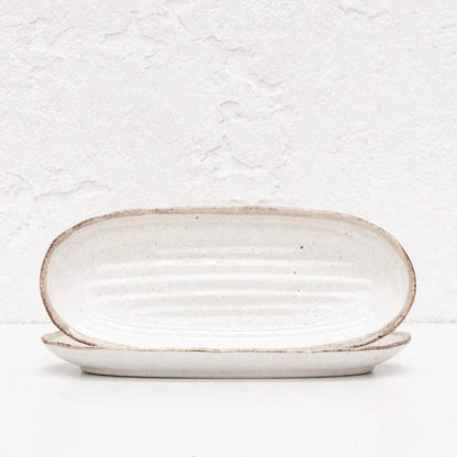 SHIROKARATSU Long Oval Plate