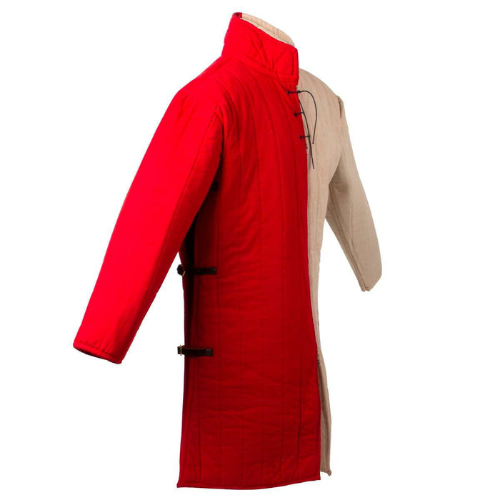 Side Buckle Padded Two Color Gambeson