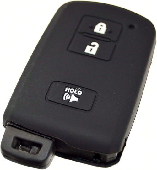 Silicone Remote Key Fob Cover Protector Compatible With 2018 2017 2016 Tacoma Land Cruise Prius V RAV4 HYQ14FBA