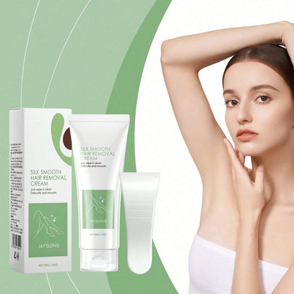 Silky Hair Removal Cream, Gentle Hair Removal Hand Hair Armpit Hair Smooth And Delicate Skin Refreshing Hair Removal Cream