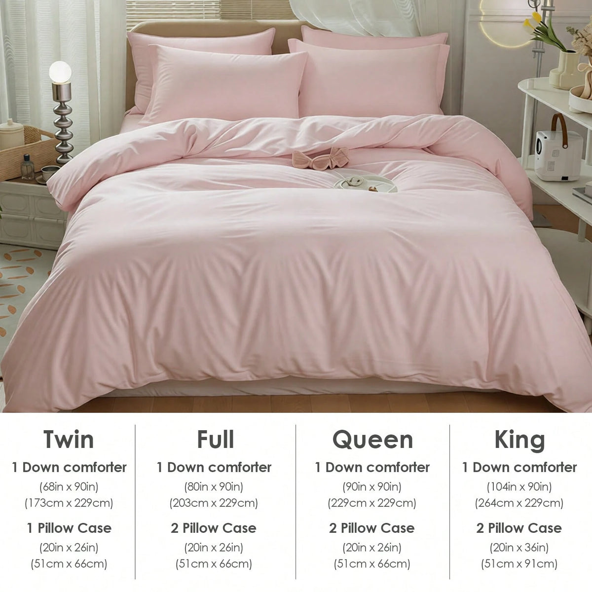 Simple Solid Color Quilt Cover Three-Piece Four Seasons Universal Household Kit, (One Quilt Cover+Two Pillowcases), Versatile Rental Homestay, Essential Bedding For Daily Household (T Size Only Includ