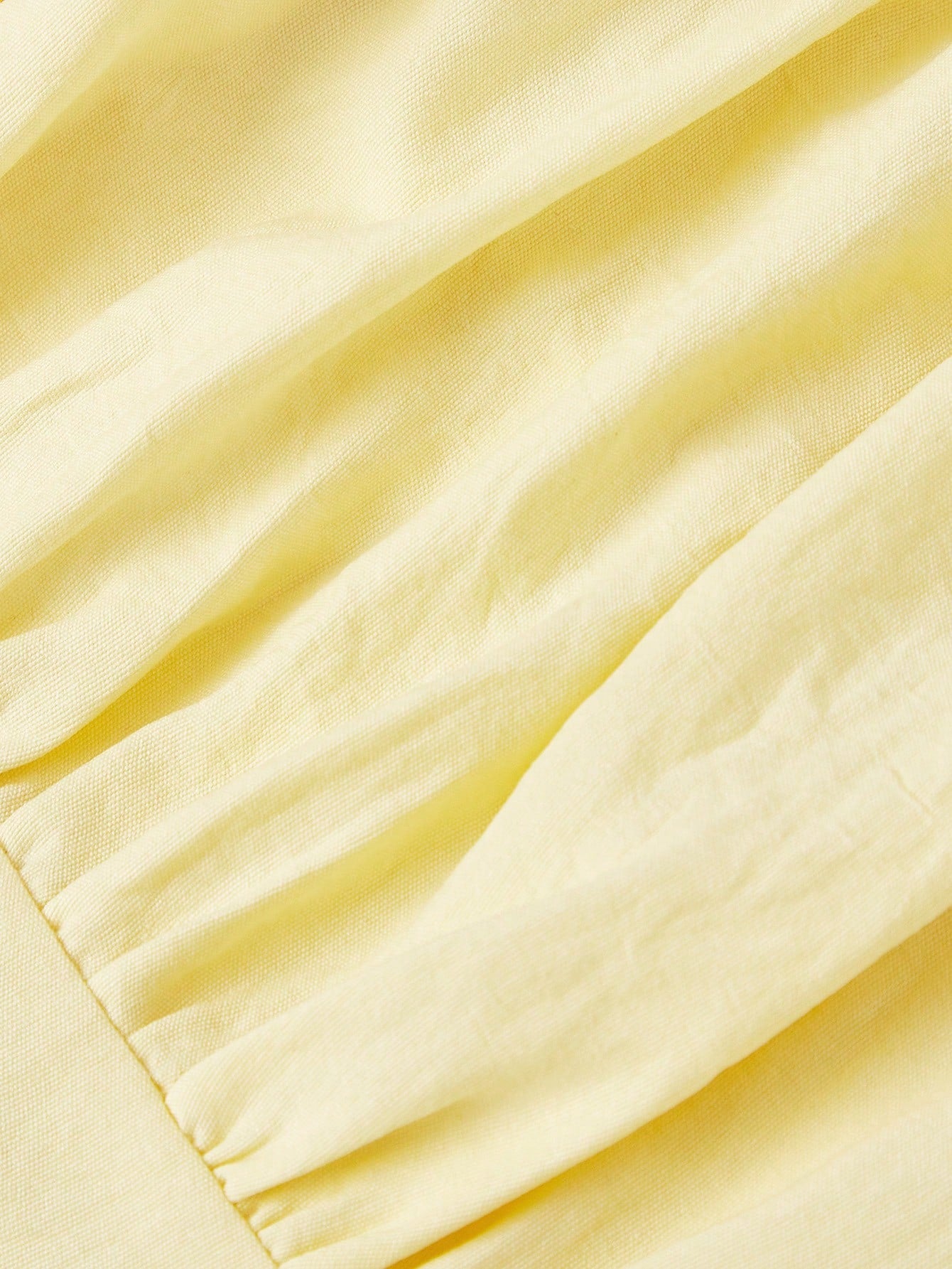 Skyraze Women's Strapless Pale Yellow Dress,Cottage Core Summer Holiday Picnic Sundress,Elegant Ruched Slit Corset Design Waist Cinched Long Party Dress