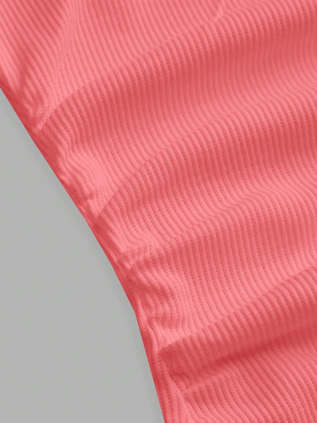 Slaydiva Coral Pink,Summer,Casual,City Break Women Ribbed Tank Top,Basic Versatile Crew Neck Racer Back Off-Shoulder Sleeveless Shirt For Yoga&Vacation