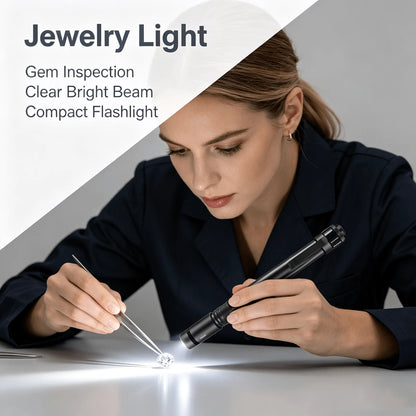 Slim LED Pen Flashlight, Rechargeable Pocket Pen Light With Clip, Small Handheld Pen Torch, Portable Working Light For Mechanic Inspection, Equipment Maintenance, Night Walking & Emergency