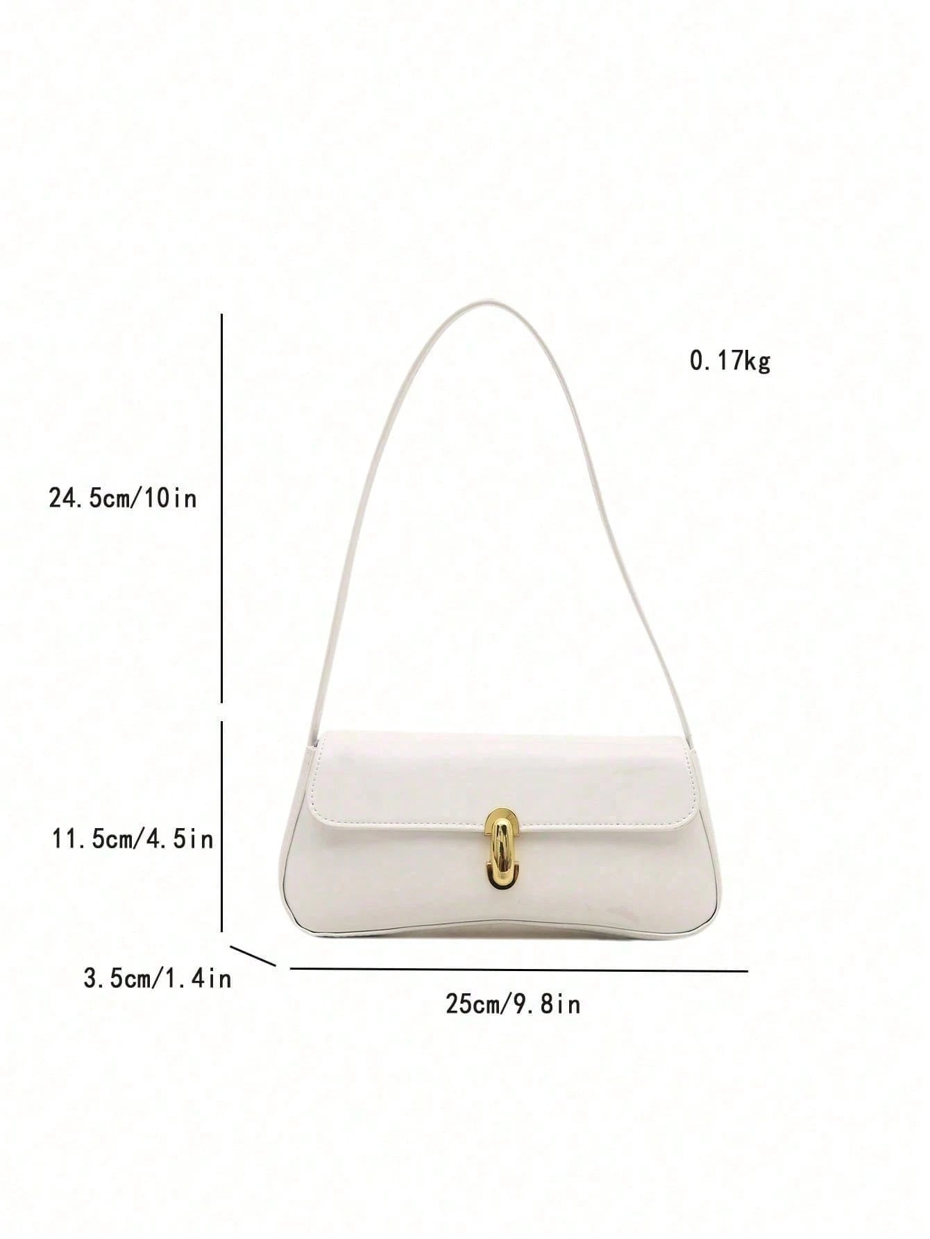 Small Women PVC Underarm Shoulder Handbag, Fashion Accessory For Dates, Outings And Parties