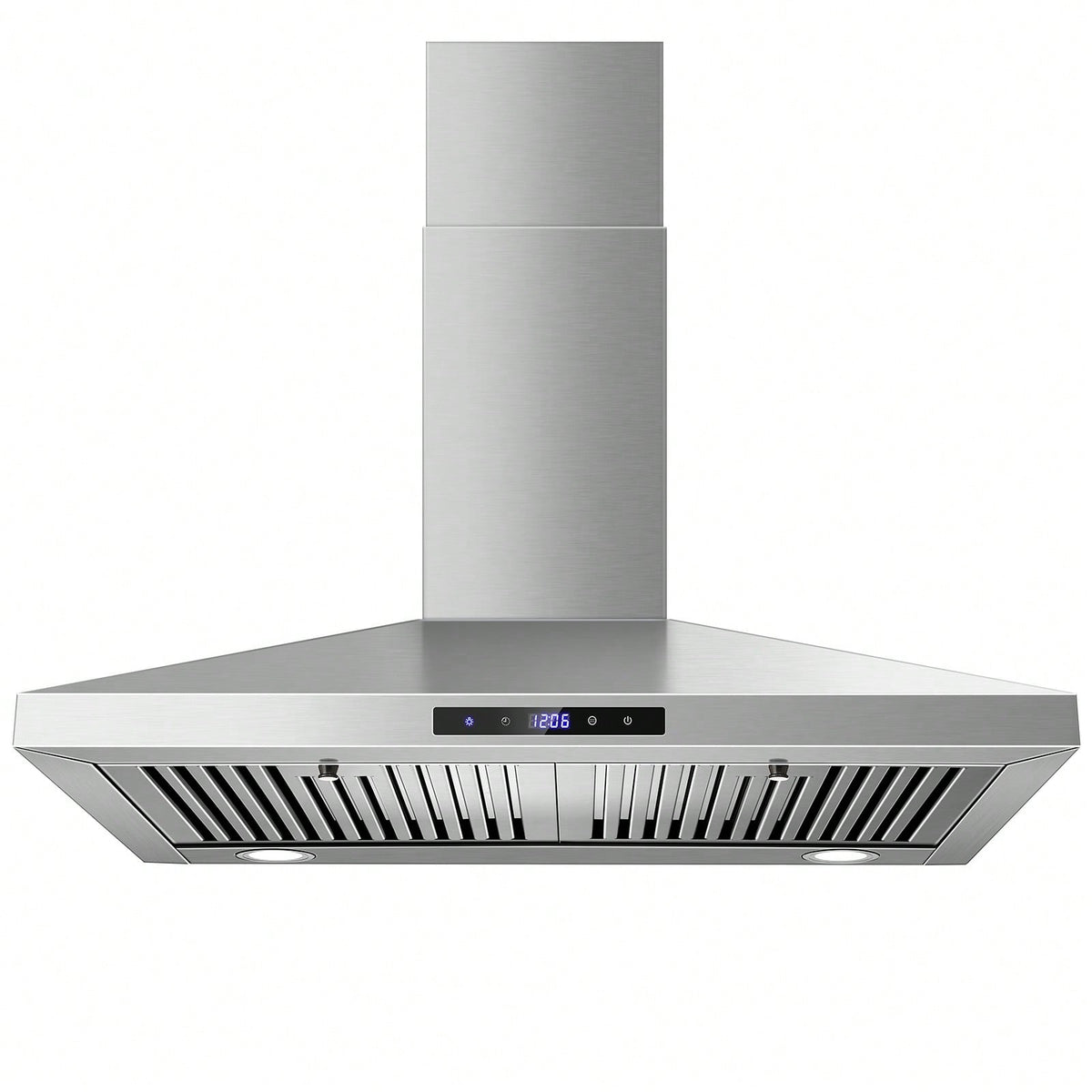 SNDOAS 30 Inches Stainless Steel Wall Mount Range Hood,W/Touch Control,Ducted/Ductless Convertible,Baffle Filters,3 Speeds,Cyber Monday,Gift