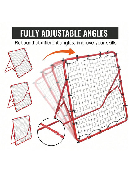 Soccer Rebounder Rebound Net Rebound Board, Portable Soccer Training Gift Football Wall, Angle Goal Net, Auxiliary Tools And Equipment For All Ages, Easy To Install And Perfect Storage, Passing And S