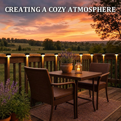 Solar Step Lights Outdoor Set, 36/18 Pack Solar Stair Lights, IP65 Waterproof LED Solar Deck Lights, Suitable For Outdoor Stairs, Steps, Fences, Patios, Decks, Railings, Gardens And Pathways