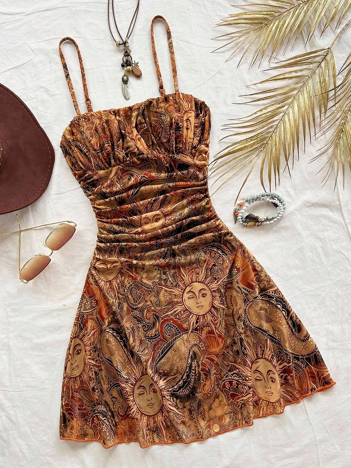Soleia Concert Night Out Outfit Women Milkmaid Dress Rave Outfits Easter Graduation Summer For Vacation Mini Spaghetti Strap Fashionable Boho Sequin