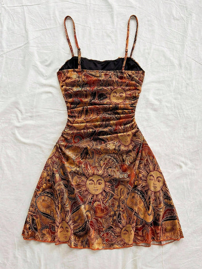 Soleia Concert Night Out Outfit Women Milkmaid Dress Rave Outfits Easter Graduation Summer For Vacation Mini Spaghetti Strap Fashionable Boho Sequin