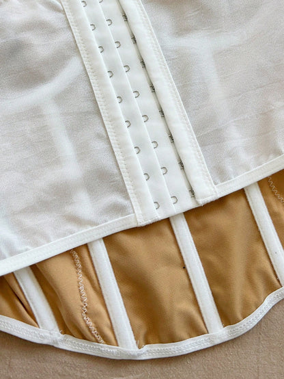 Soleia Elegant Beige Floral Lace Trim Bustier Camisole,Fitted Shaping Support Vacation Camis,Party,Valentine's Day,Beach Cruise,Date,Spring,No Chest Padding