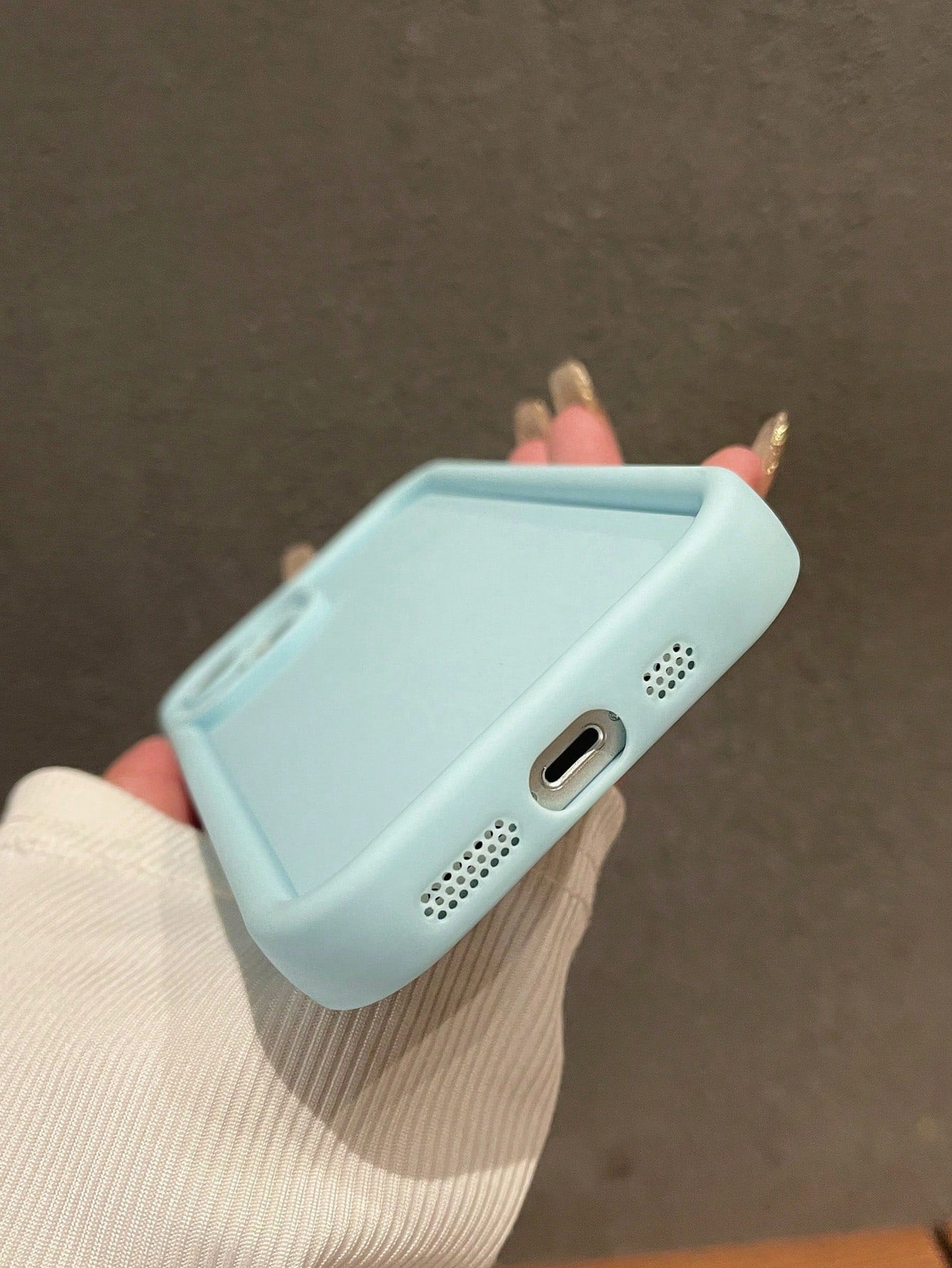 Solid Color Blue Basic Thick Shockproof Phone Case Compatible With IPhone 17 Pro Max/17 Pro/17 Air/17/16 Pro Max/16/16 Pro/16 Plus/16E/15/15 Plus/15 Pro/15 Pro Max/11/12/13/14 Pro Max/XS/XR/11 Pro/11