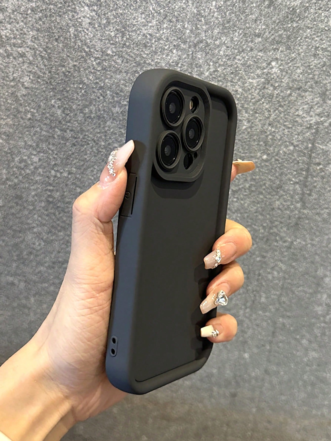 Solid Color Blue Basic Thick Shockproof Phone Case Compatible With IPhone 17 Pro Max/17 Pro/17 Air/17/16 Pro Max/16/16 Pro/16 Plus/16E/15/15 Plus/15 Pro/15 Pro Max/11/12/13/14 Pro Max/XS/XR/11 Pro/11