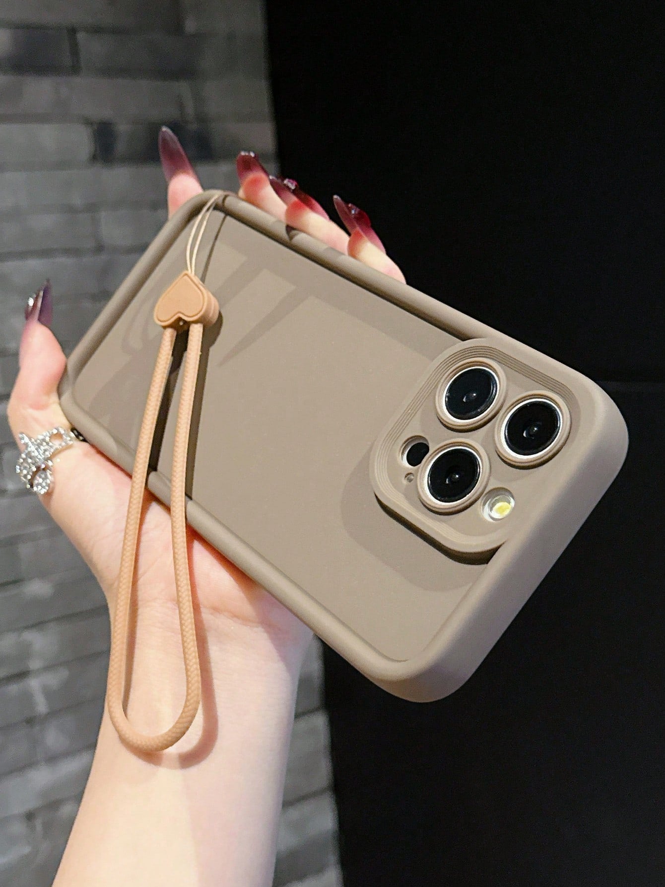Solid Color Pink Silicone 1pc Thick Silicone Matte Finish Shockproof Full Body Phone Case, Compatible With IPhone 11, 13, 14, 15, 16, X/XS, XR, XS Max, 7/8, 7 Plus/8 Plus, 12, 12 Pro, 12 Pro Max, 16