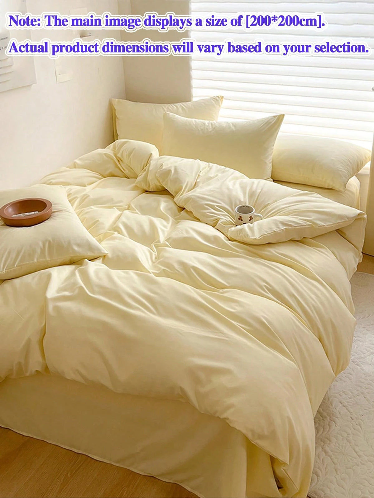 Solid Soft Quilt Cover 3pcs Set