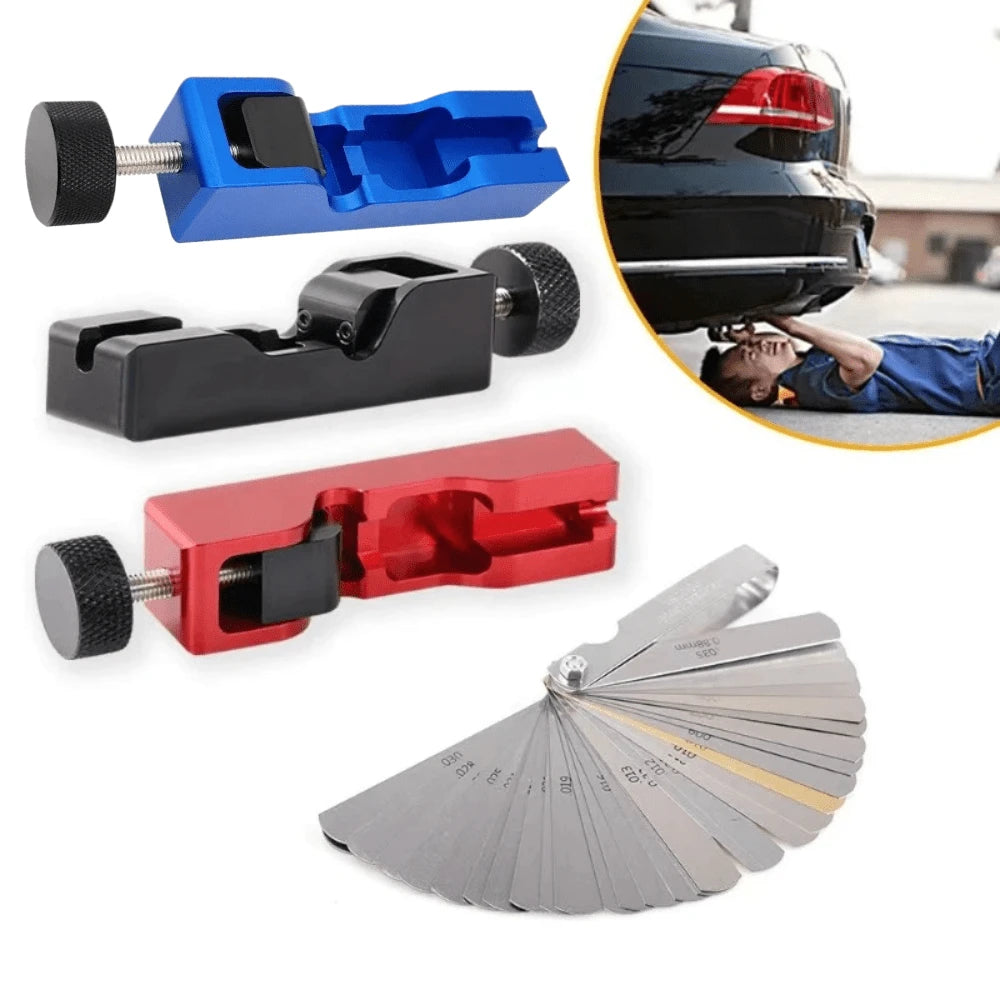Spark Plug Gap Adjustment Tool Kit With Feeler Gauge, Suitable For Most Cars And Motorcycles
