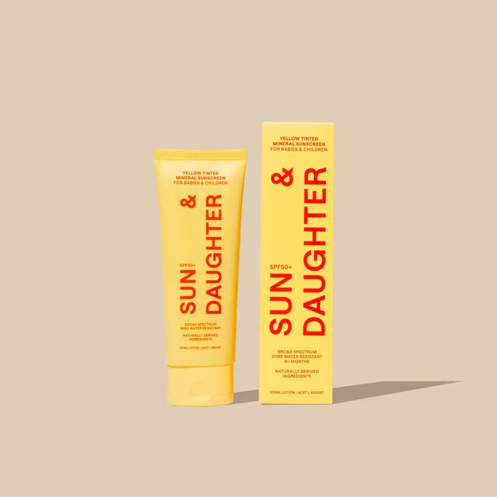 SPF50+ Mineral Sunscreen for Babies & Children (Yellow)