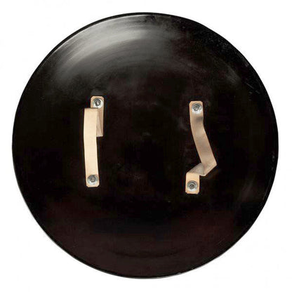 Steel Domed Shield - Leather Grips