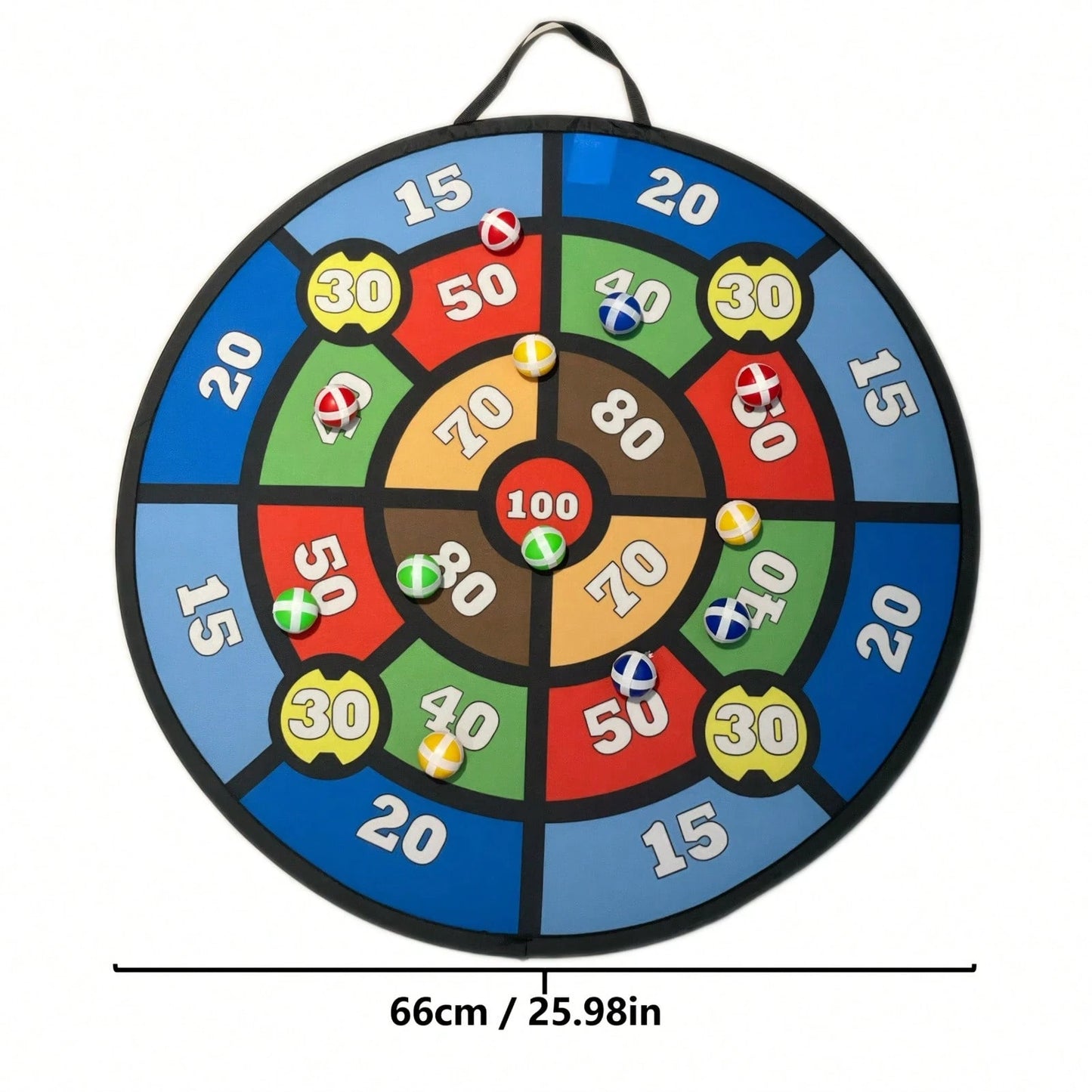 Sticky Ball Target Set (8 Balls/ 12 Balls) – Hanging Design, Suitable For Children's Indoor And Outdoor Play, Family Leisure Party Games, And Sports Toys. Helps Improve Hand-Eye Coordination. (Ball C