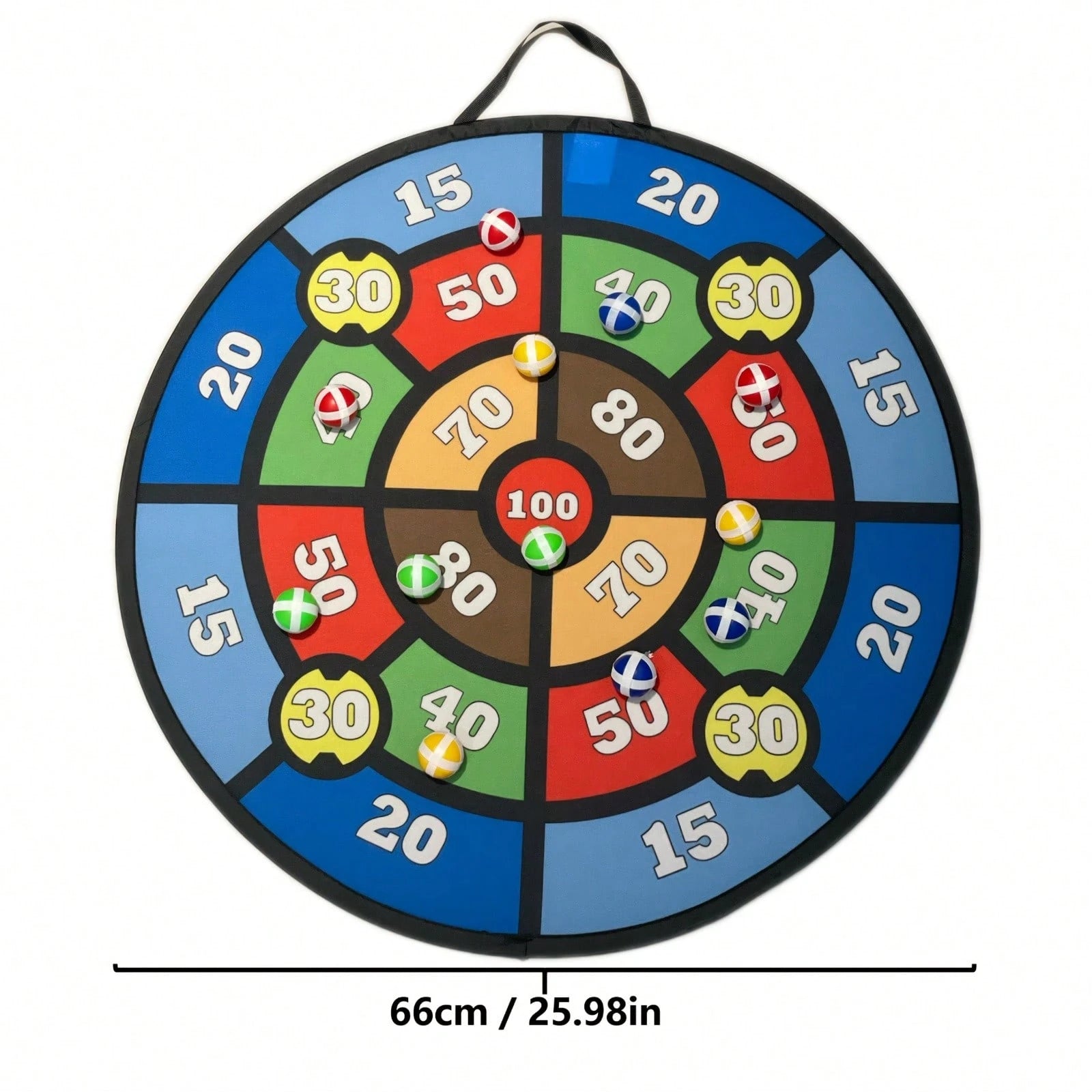 Sticky Ball Target Set (8 Balls/ 12 Balls) – Hanging Design, Suitable For Children's Indoor And Outdoor Play, Family Leisure Party Games, And Sports Toys. Helps Improve Hand-Eye Coordination. (Ball C