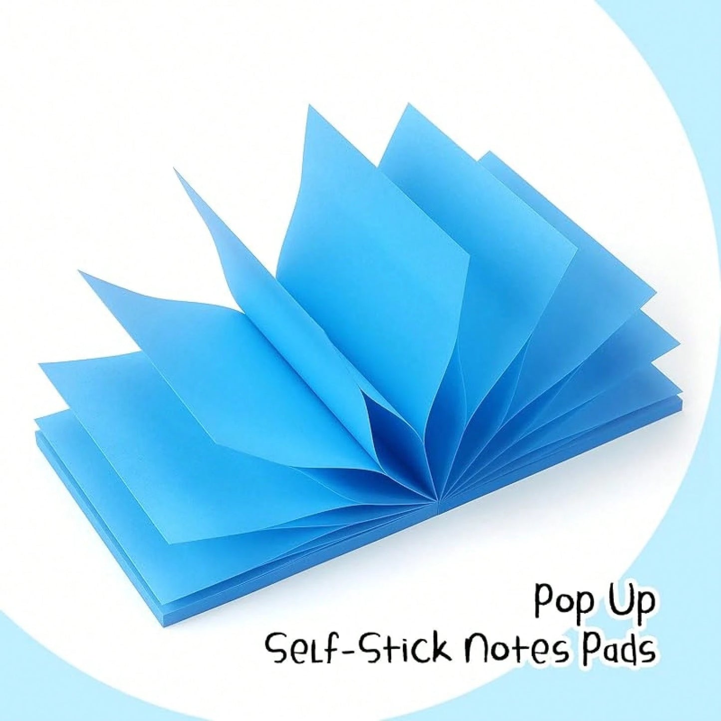 Sticky Notes Up Self-Stick Notes Pads With Bright Colors, Easy To Post Office, School, Home, 4 Pads/Pack, 90 Sheets/Pad (Red)