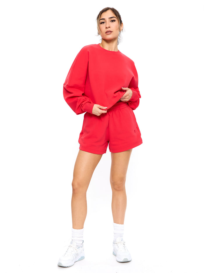 Story Cloud Pullover - Salsa Red