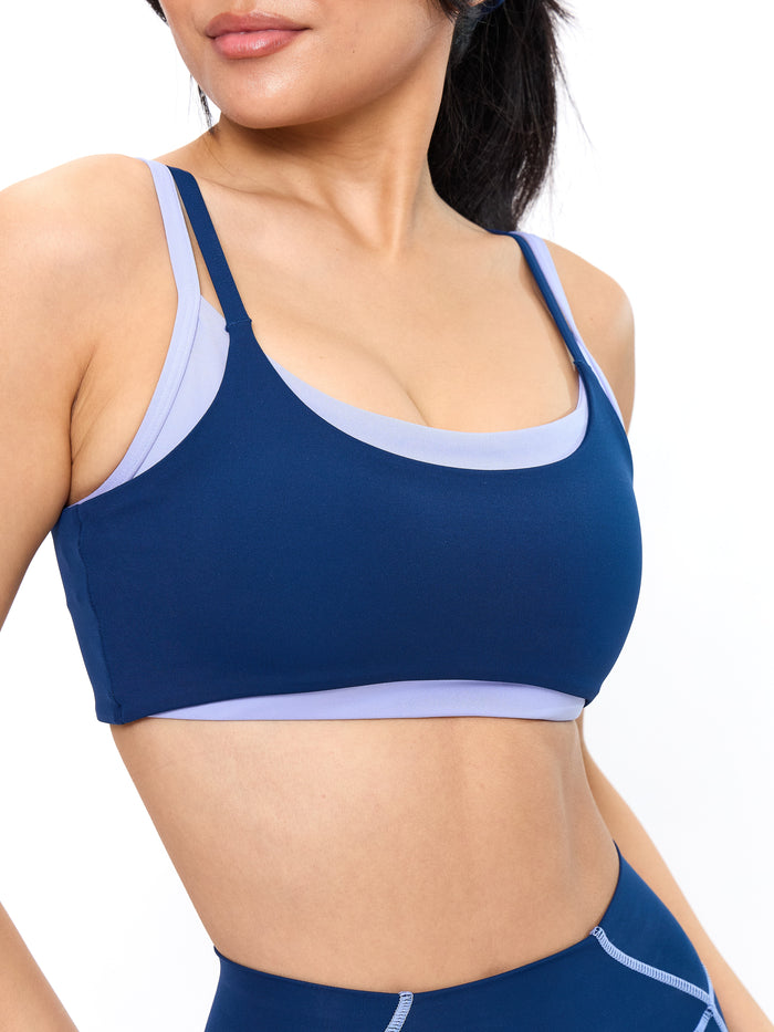 Story Sports Bra - Indigo Shadow