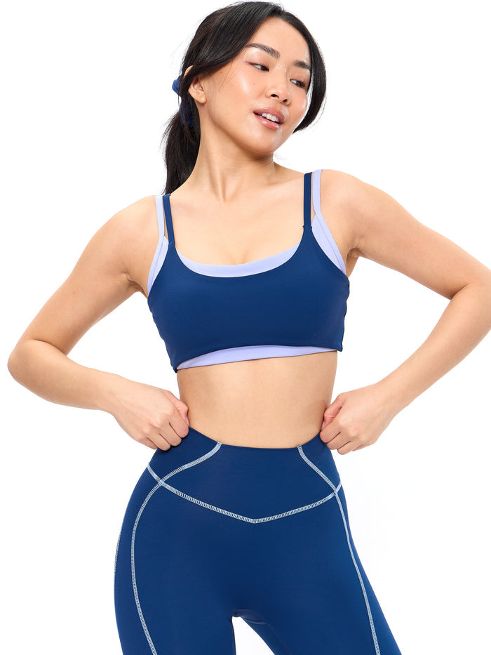 Story Sports Bra - Indigo Shadow