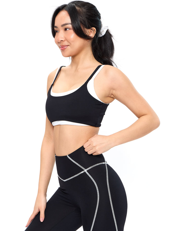 Story Sports Bra - Onyx Black