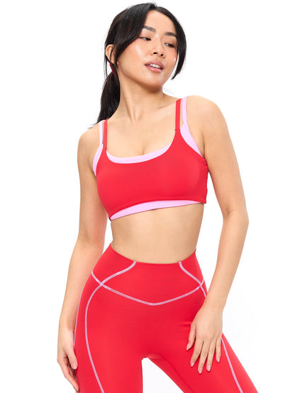 Story Sports Bra - Salsa Red