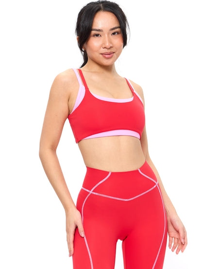 Story Sports Bra - Salsa Red