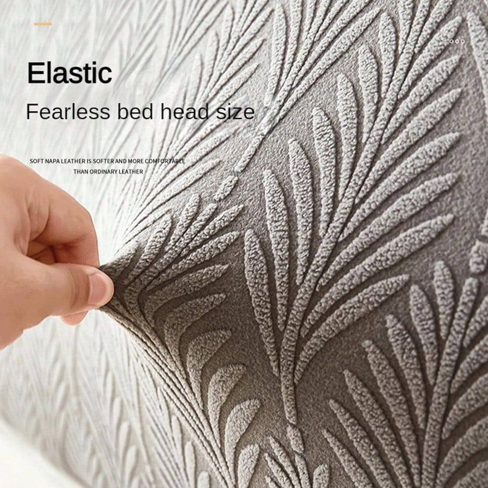Stylish And Elegant 150cm Stretch Machine-Washable Jacquard Fabric Headboard Cover